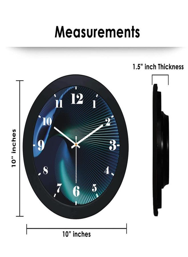 TRENDSTUBE Wall Clock for Home Bedroom Hall Living Room Office | Mute and Quiet Clocks | Home Decorative Art Collection (Pack of 1_WC-19) - Image 3